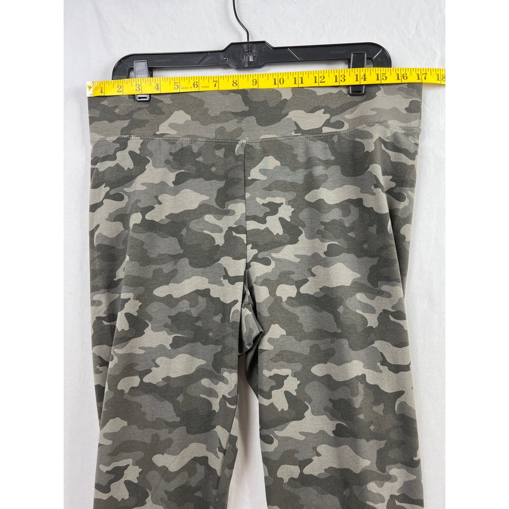 Sonoma Everyday Legging Women L Green Camo Mid Rise Everyday Skinny New - Picture 4 of 9